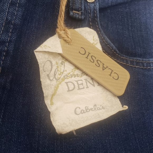 NWT Cabela's Sz 6L Classic Jeans Dark Stone - Picture 5 of 14